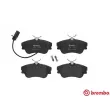 Jeu de 4 plaquettes de frein avant BREMBO P 85 050 - Visuel 1