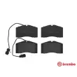 Jeu de 4 plaquettes de frein avant BREMBO P 85 053 - Visuel 1