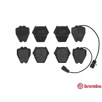 Jeu de 4 plaquettes de frein avant BREMBO P 85 054