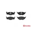 Jeu de 4 plaquettes de frein avant BREMBO P 85 055 - Visuel 1