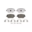 Jeu de 4 plaquettes de frein avant BREMBO P 85 057X - Visuel 1