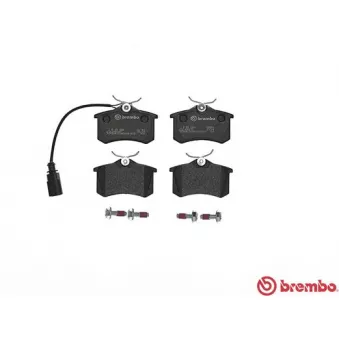 Jeu de 4 plaquettes de frein arrière BREMBO P 85 058