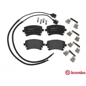 Jeu de 4 plaquettes de frein arrière BREMBO P 85 064