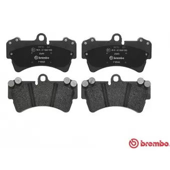 Jeu de 4 plaquettes de frein avant BREMBO P 85 065