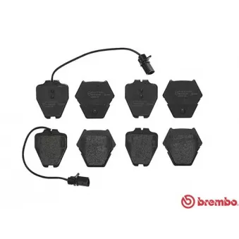 Jeu de 4 plaquettes de frein avant BREMBO P 85 067