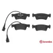 Jeu de 4 plaquettes de frein arrière BREMBO P 85 068 - Visuel 1