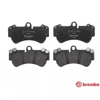 Jeu de 4 plaquettes de frein avant BREMBO P 85 069
