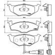 Jeu de 4 plaquettes de frein avant BREMBO P 85 071 - Visuel 2