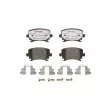 Jeu de 4 plaquettes de frein arrière BREMBO P 85 073X - Visuel 1