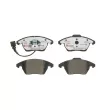 Jeu de 4 plaquettes de frein avant BREMBO P 85 075X - Visuel 1