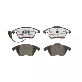 Jeu de 4 plaquettes de frein avant BREMBO P 85 075X