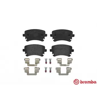 Jeu de 4 plaquettes de frein arrière BREMBO P 85 076