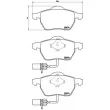 Jeu de 4 plaquettes de frein avant BREMBO P 85 085X - Visuel 2