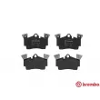 Jeu de 4 plaquettes de frein arrière BREMBO P 85 088 - Visuel 1