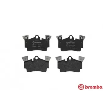 Jeu de 4 plaquettes de frein arrière BREMBO P 85 088