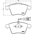 Jeu de 4 plaquettes de frein avant BREMBO P 85 090 - Visuel 2