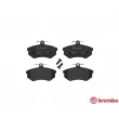 Jeu de 4 plaquettes de frein avant BREMBO P 85 093 - Visuel 1