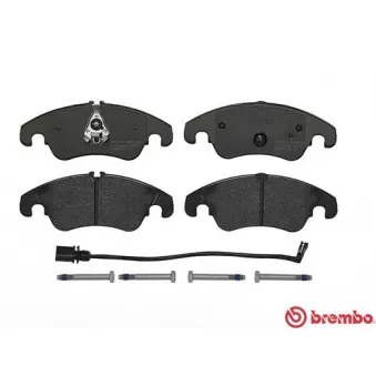Jeu de 4 plaquettes de frein avant BREMBO P 85 098