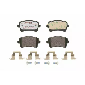 Jeu de 4 plaquettes de frein arrière BREMBO P 85 099X