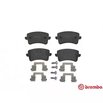 Jeu de 4 plaquettes de frein arrière BREMBO P 85 100