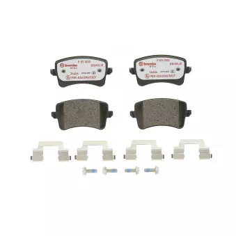 Jeu de 4 plaquettes de frein arrière BREMBO P 85 100X