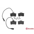Jeu de 4 plaquettes de frein arrière BREMBO P 85 101 - Visuel 1