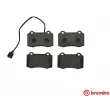 Jeu de 4 plaquettes de frein arrière BREMBO P 85 104 - Visuel 1
