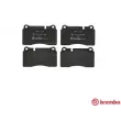 Jeu de 4 plaquettes de frein avant BREMBO P 85 110 - Visuel 1