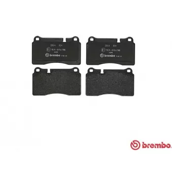 Jeu de 4 plaquettes de frein avant BREMBO P 85 110