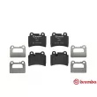 Jeu de 4 plaquettes de frein arrière BREMBO P 85 111 - Visuel 1