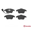 Jeu de 4 plaquettes de frein avant BREMBO P 85 112 - Visuel 1