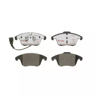 Jeu de 4 plaquettes de frein avant BREMBO P 85 112X
