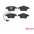 Jeu de 4 plaquettes de frein avant BREMBO P 85 113 - Visuel 1