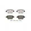Jeu de 4 plaquettes de frein arrière BREMBO P 85 114X - Visuel 1