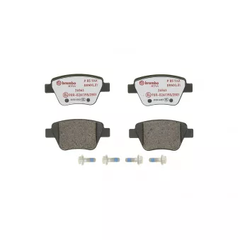 Jeu de 4 plaquettes de frein arrière BREMBO P 85 114X