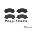 Jeu de 4 plaquettes de frein avant BREMBO P 85 115 - Visuel 1