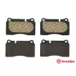 Jeu de 4 plaquettes de frein avant BREMBO P 85 116 - Visuel 1