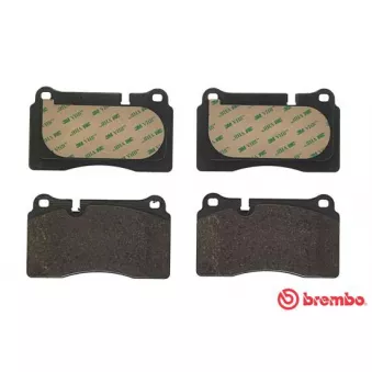 Jeu de 4 plaquettes de frein avant BREMBO P 85 116