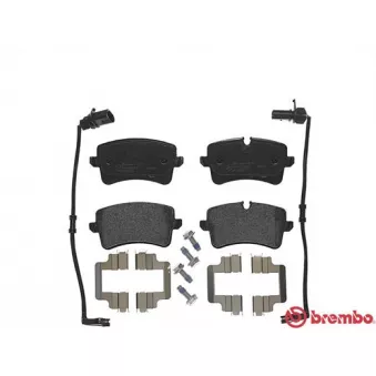 Jeu de 4 plaquettes de frein arrière BREMBO P 85 117