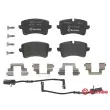 Jeu de 4 plaquettes de frein arrière BREMBO P 85 119 - Visuel 1