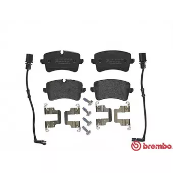 Jeu de 4 plaquettes de frein arrière BREMBO P 85 120