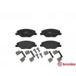 Jeu de 4 plaquettes de frein avant BREMBO P 85 121 - Visuel 1