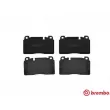 Jeu de 4 plaquettes de frein avant BREMBO P 85 122 - Visuel 1