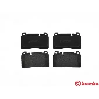 Jeu de 4 plaquettes de frein avant BREMBO P 85 122