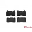 Jeu de 4 plaquettes de frein avant BREMBO P 85 123 - Visuel 1