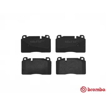 Jeu de 4 plaquettes de frein avant BREMBO P 85 123