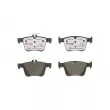 Jeu de 4 plaquettes de frein arrière BREMBO P 85 124X - Visuel 1