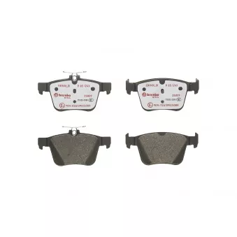 Jeu de 4 plaquettes de frein arrière BREMBO P 85 124X
