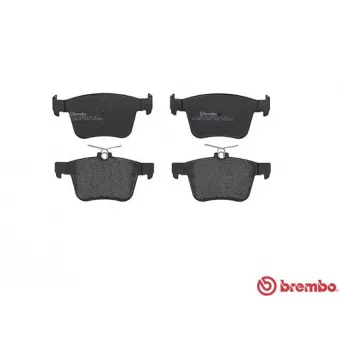 Jeu de 4 plaquettes de frein arrière BREMBO P 85 125