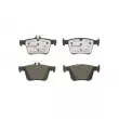 Jeu de 4 plaquettes de frein arrière BREMBO P 85 125X - Visuel 1